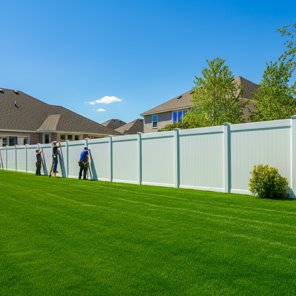 Vinyl Privacy Fence Vinyl Privacy Fence Installation
